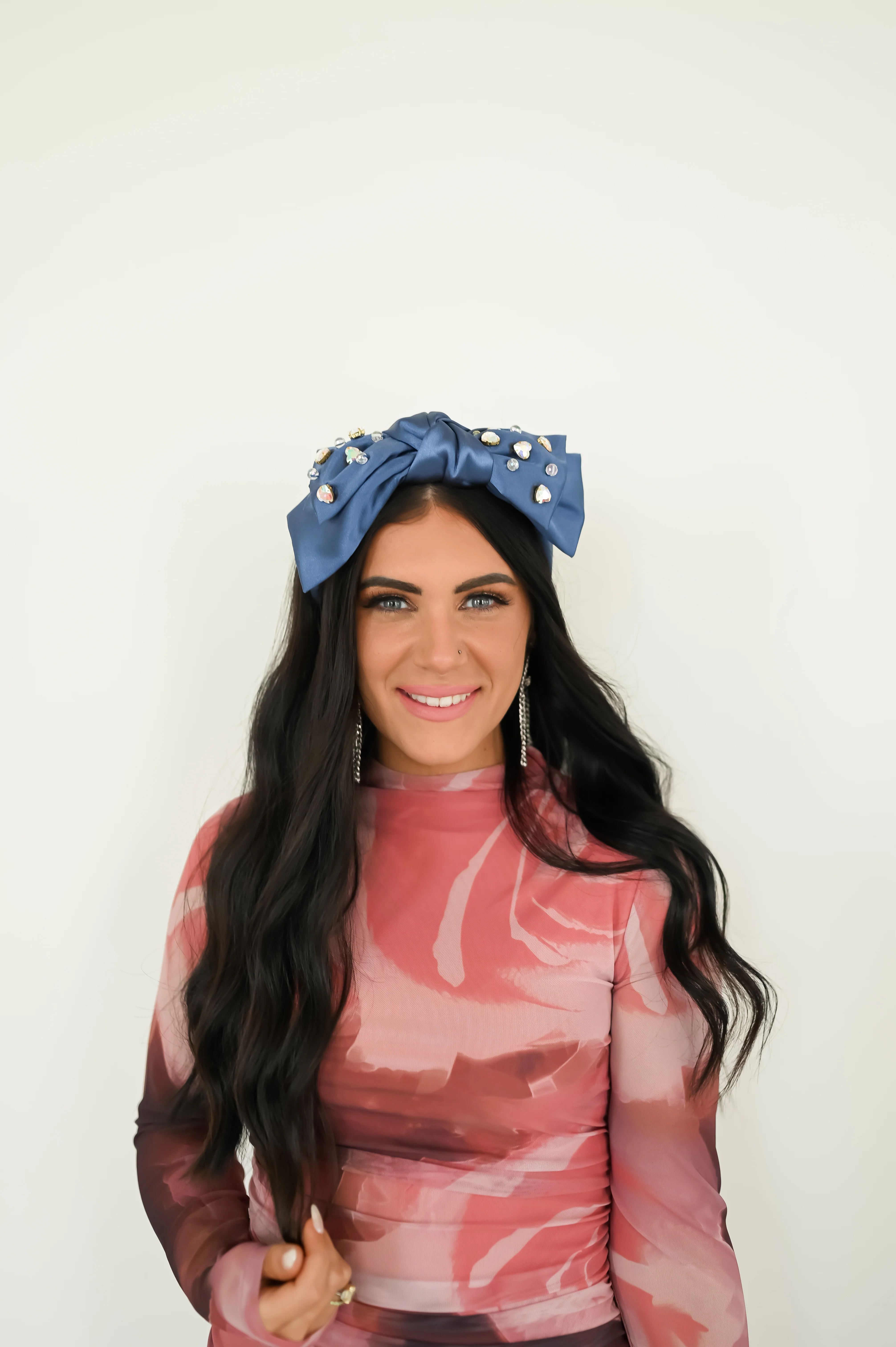 Alice Satin Bow Crown - Image 6
