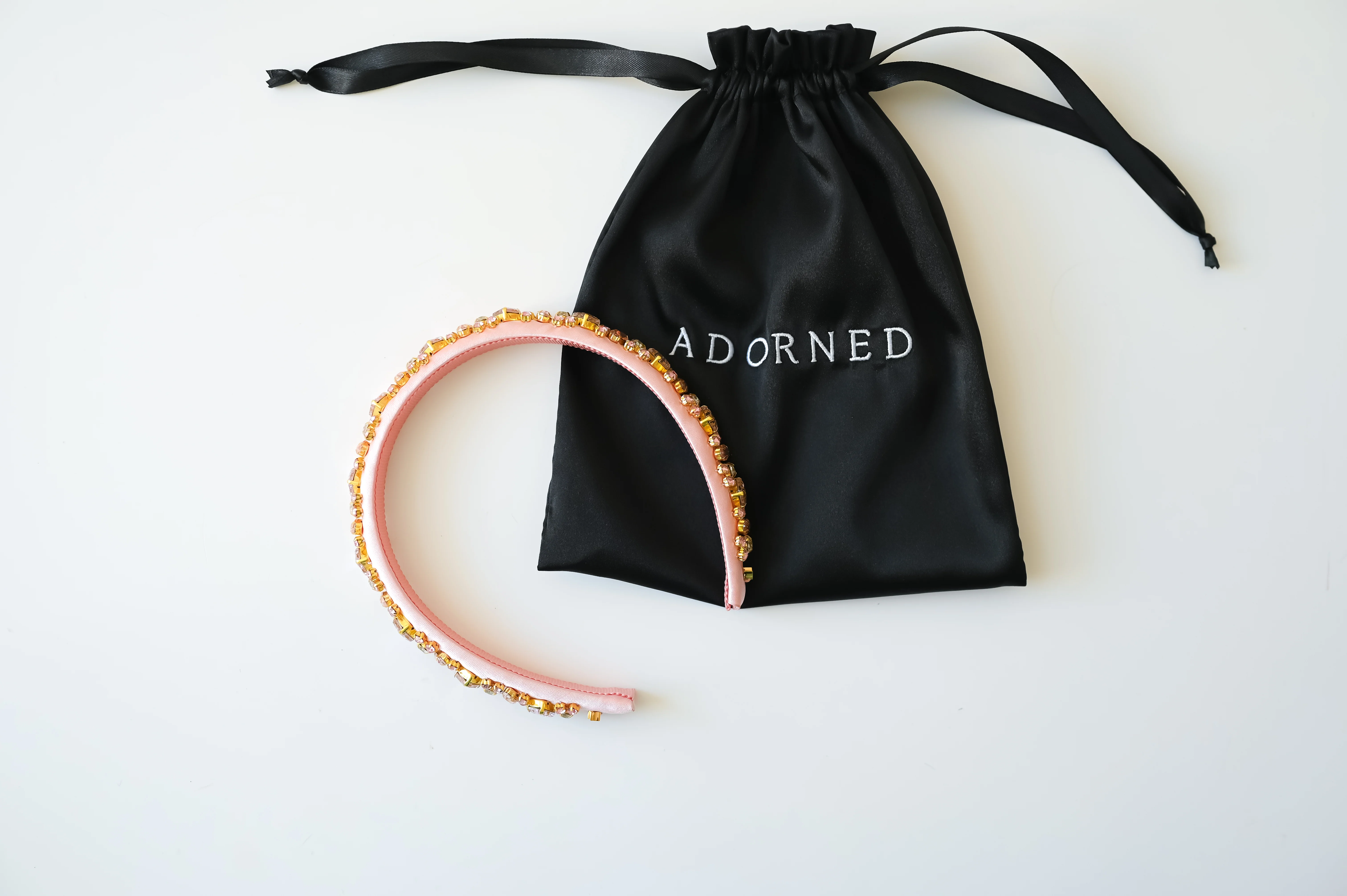 Blush Petal Feather Tiara - Image 7