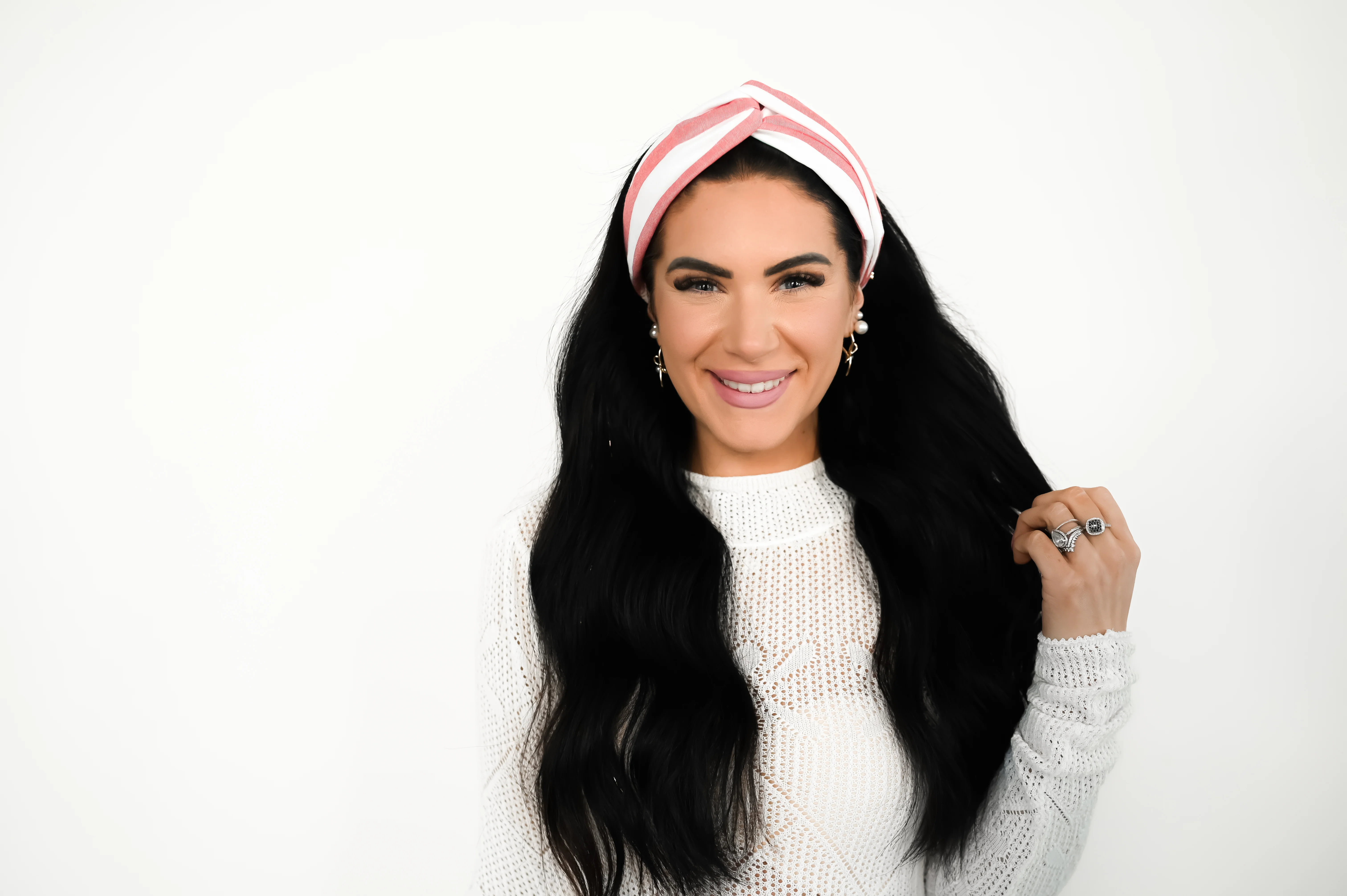 Candy Striped Headpiece - Image 3