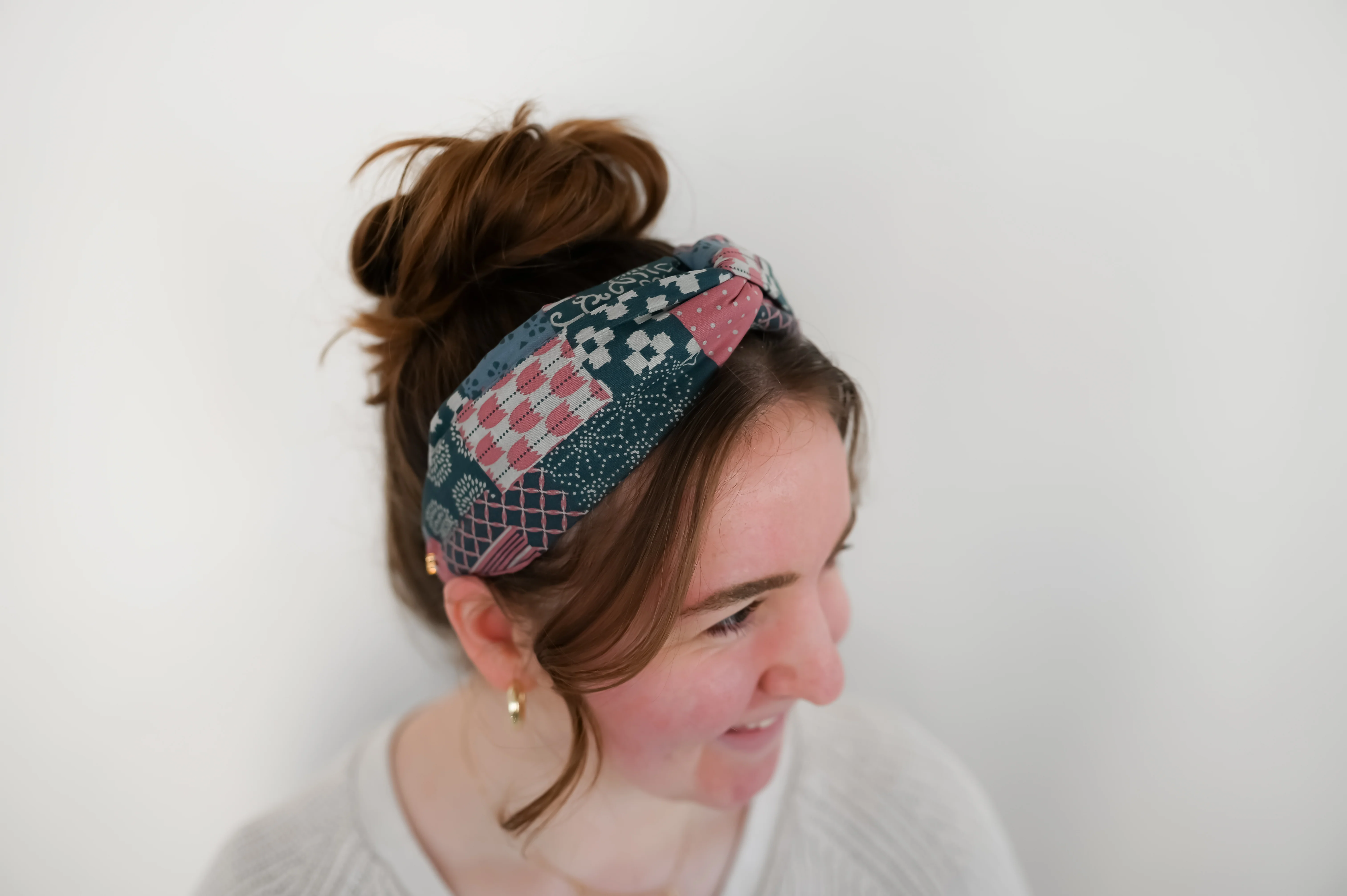 PRE-ORDER Junie Patchwork Headpiece - Image 4