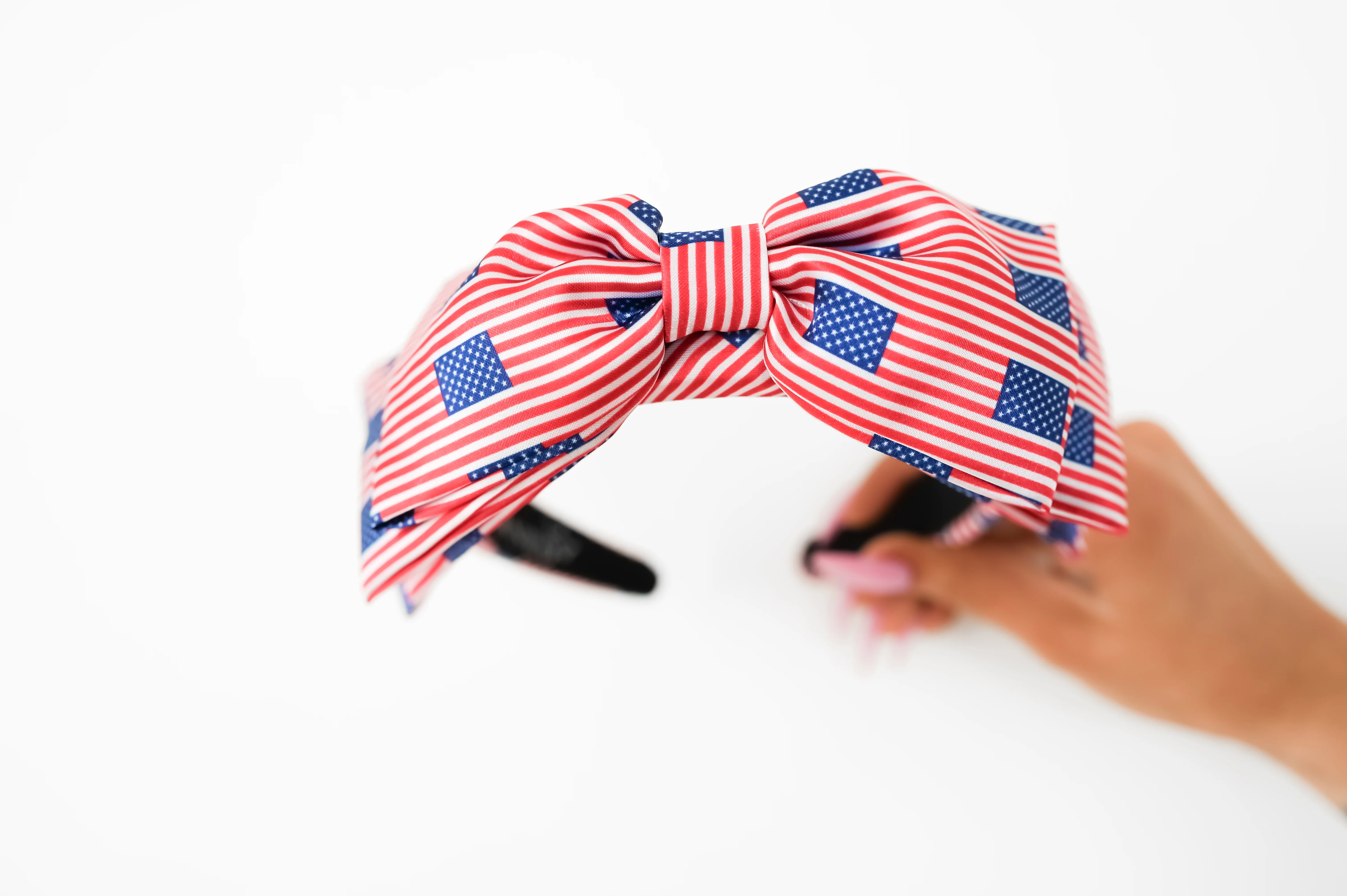 Liberty Satin Bow Headpiece - Image 7