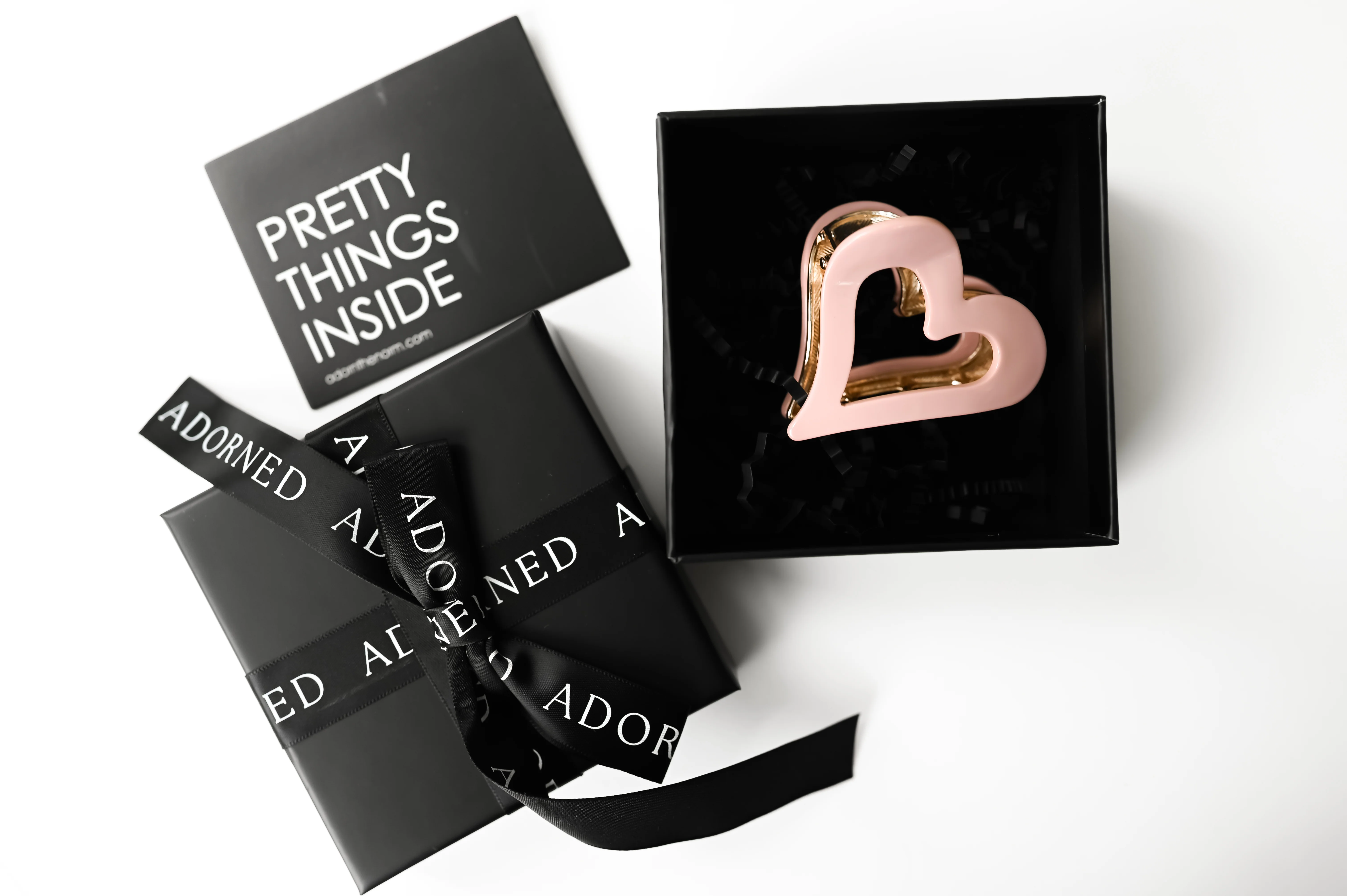 PRE-ORDER Lilac Mist Mini Heart Claw Clip - Image 4