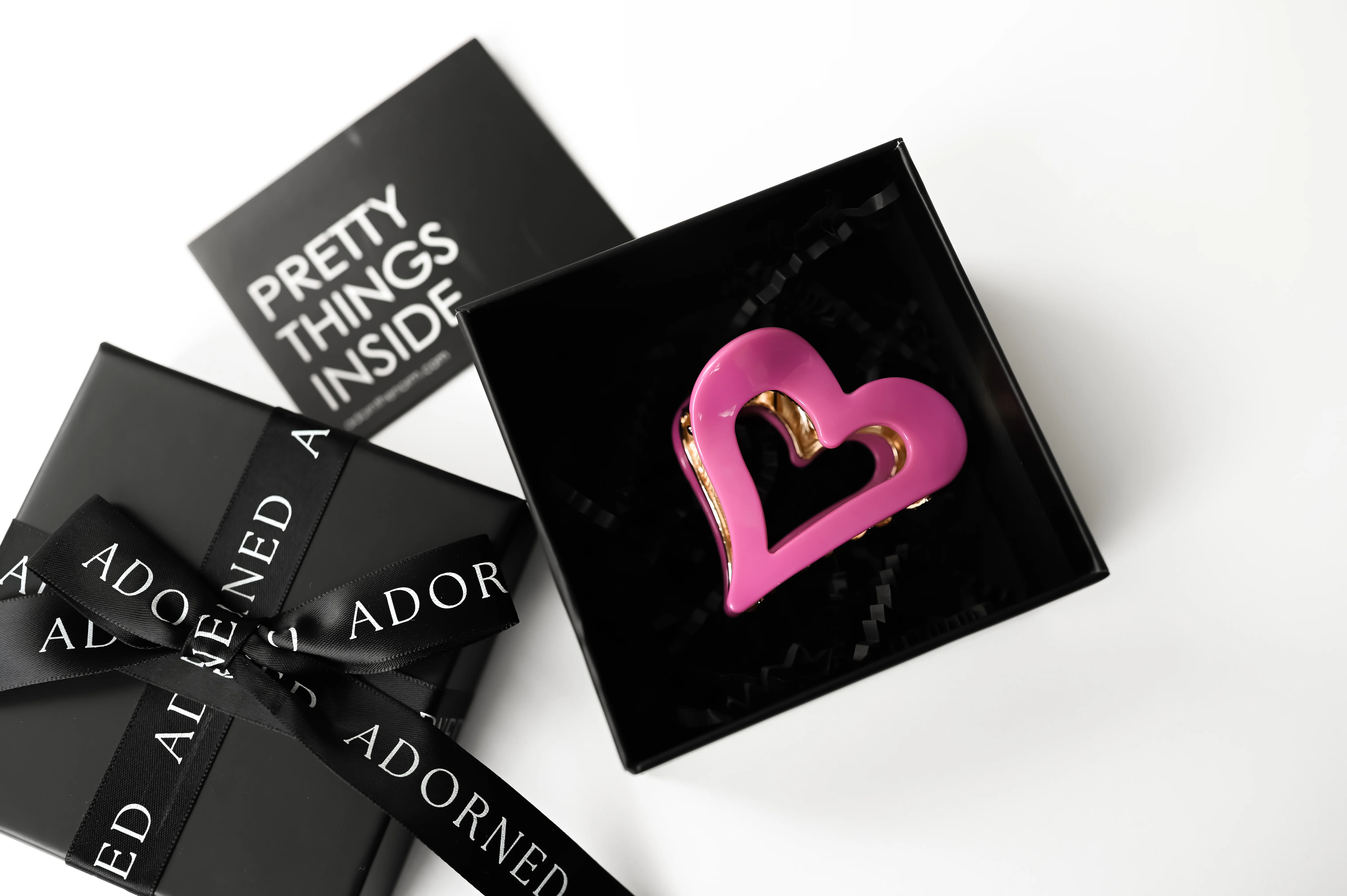 PRE-ORDER Orchid Kiss Mini Heart Claw Clip - Image 4