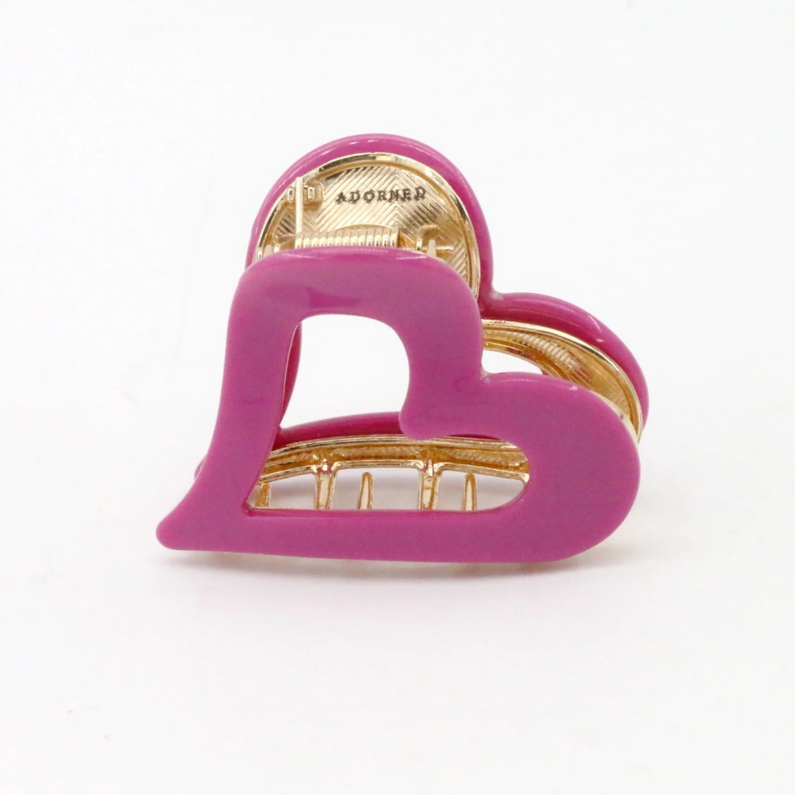 PRE-ORDER Orchid Kiss Mini Heart Claw Clip - Image 5